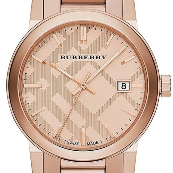 Burberry Rose Gold Stainless Steel Watch BU9039 main image 5